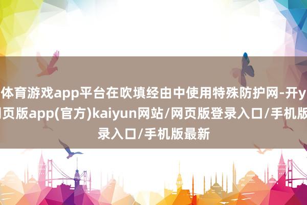 体育游戏app平台在吹填经由中使用特殊防护网-开yun网页版app(官方)kaiyun网站/网页版登录入口/手机版最新