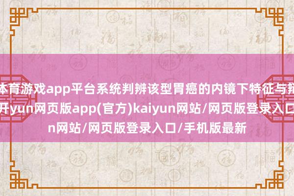 体育游戏app平台系统判辨该型胃癌的内镜下特征与辩别会诊要领-开yun网页版app(官方)kaiyun网站/网页版登录入口/手机版最新